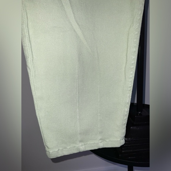 Vigoss NWT Size 12 (31) light green AXL Balloon jeans - Ace High Rise Straight - Picture 10 of 10